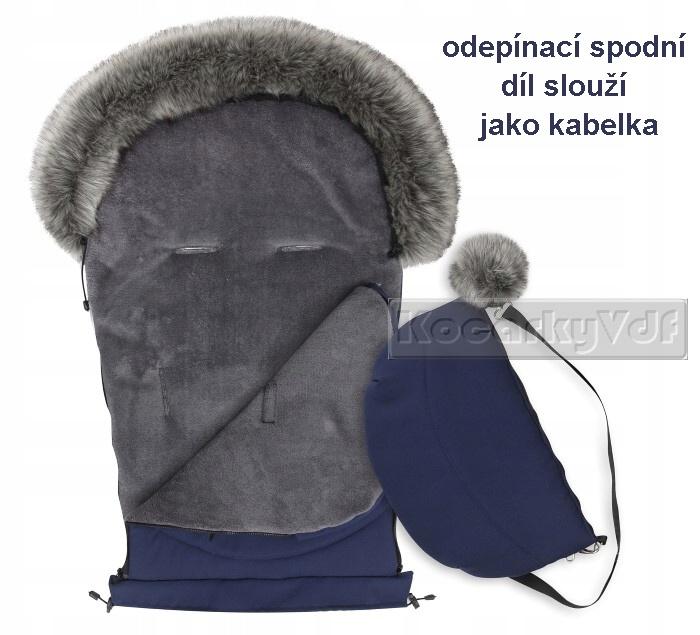 Luxusní fusak Eskimo červený