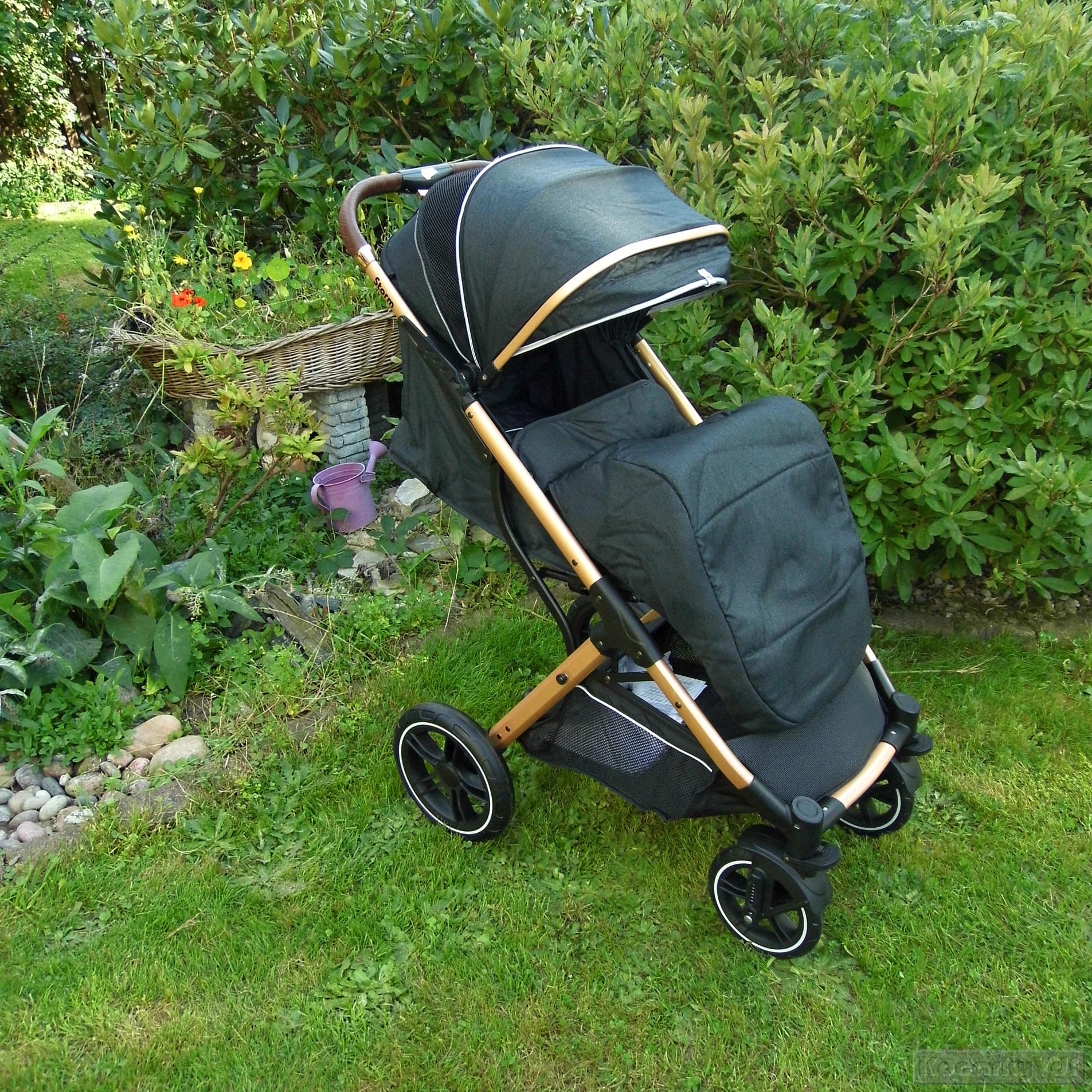 Sportovní kočárek Storm černý