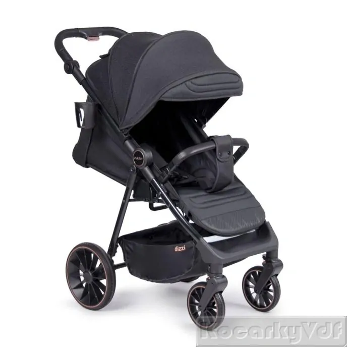 Sportovní kočárek Dizzy černý