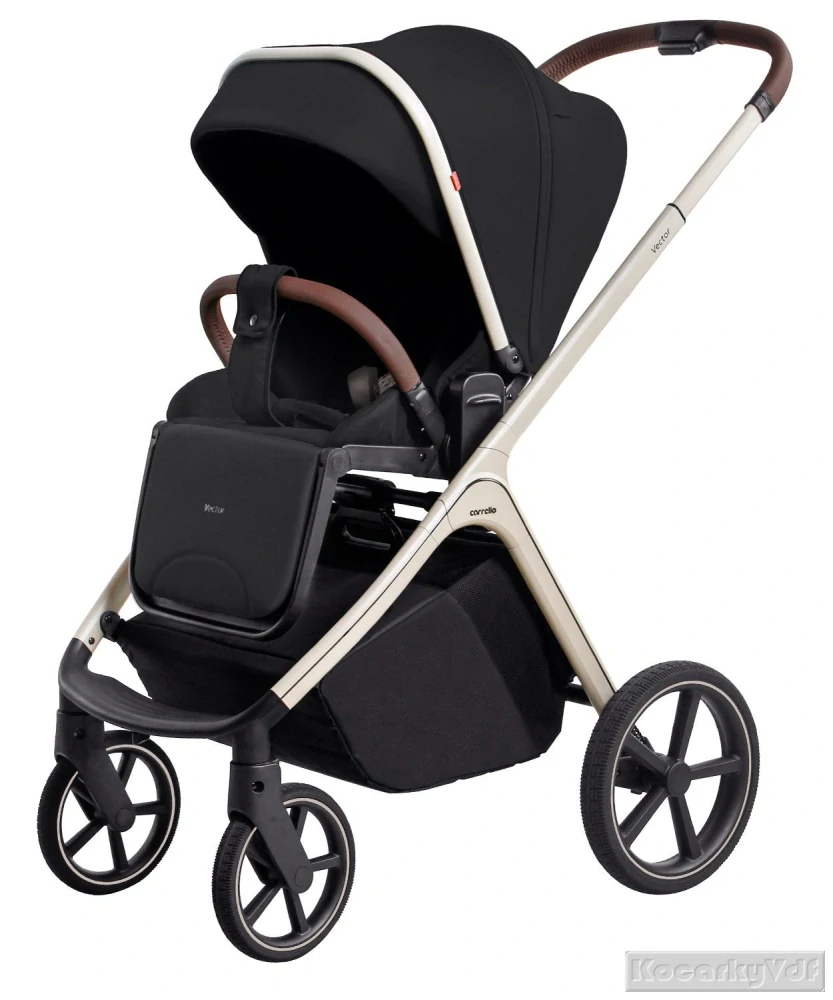 Dětský kočárek 2v1 CARRELLO Vector CRL-6550 Pearl Black