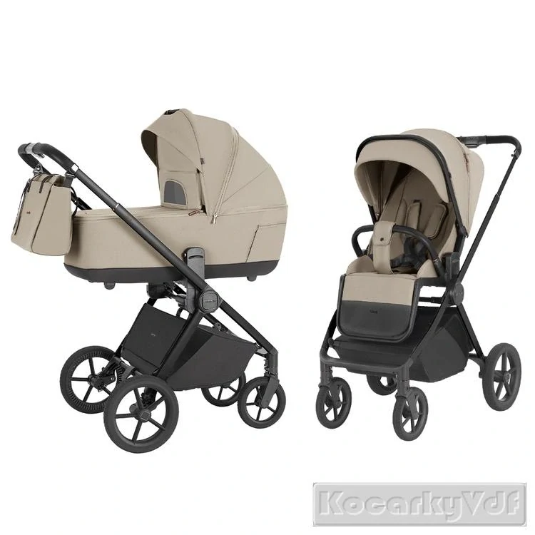 Kombinovaný kočárek CARRELLO Ultra CRL-6527 Javorově béžová