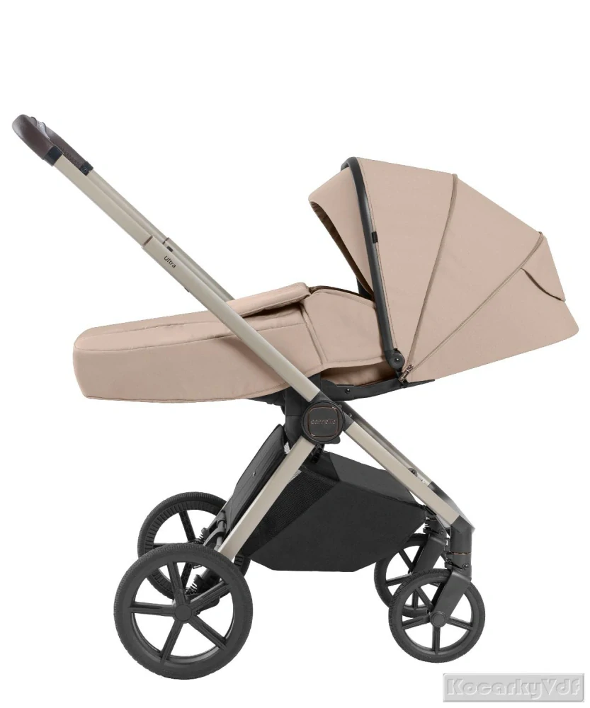 Kombinovaný kočárek 2in1 CARRELLO Ultra CRL-6527 béžový květ