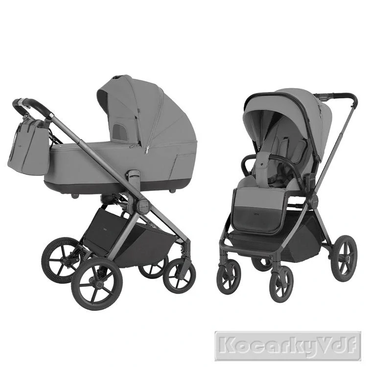 Kombinovaný kočárek CARRELLO Ultra CRL-6527 Hedvábně šedá