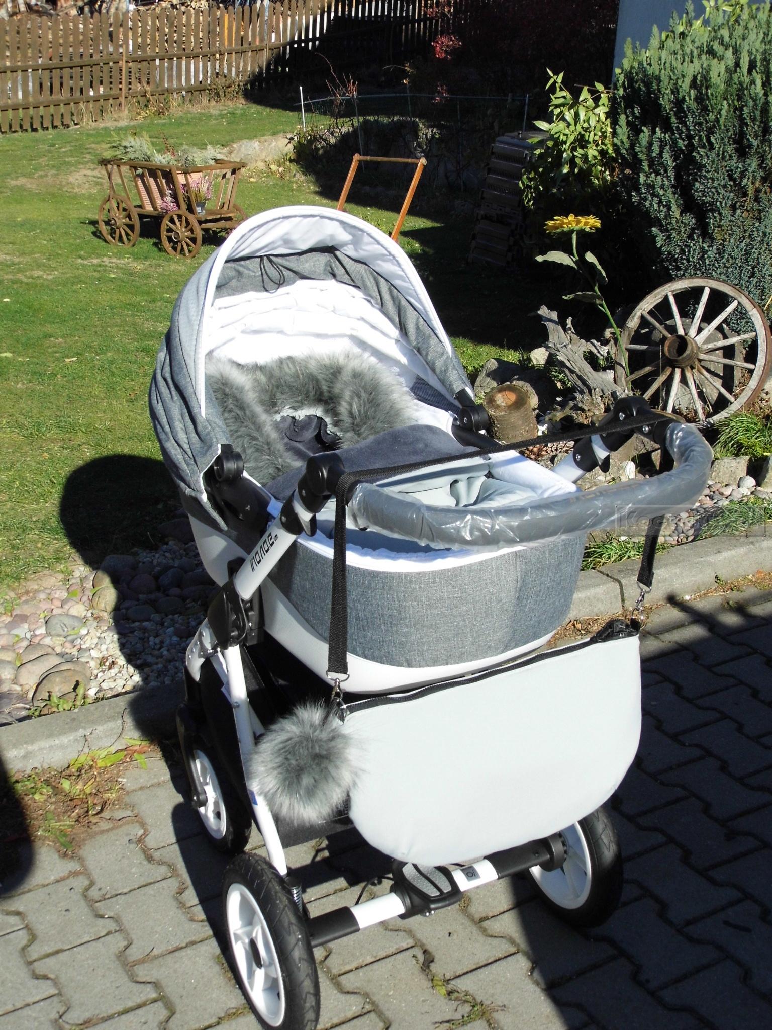 Luxusní fusak Eskimo šedá