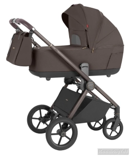 Kombinovaný kočárek CARRELLO Ultra CRL-6527 ořechová béžová