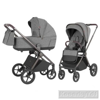 Kombinovaný kočárekCARRELLO Ultra CRL-6527 ocelově šedá